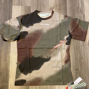 Off-White Brown Camo Shirt